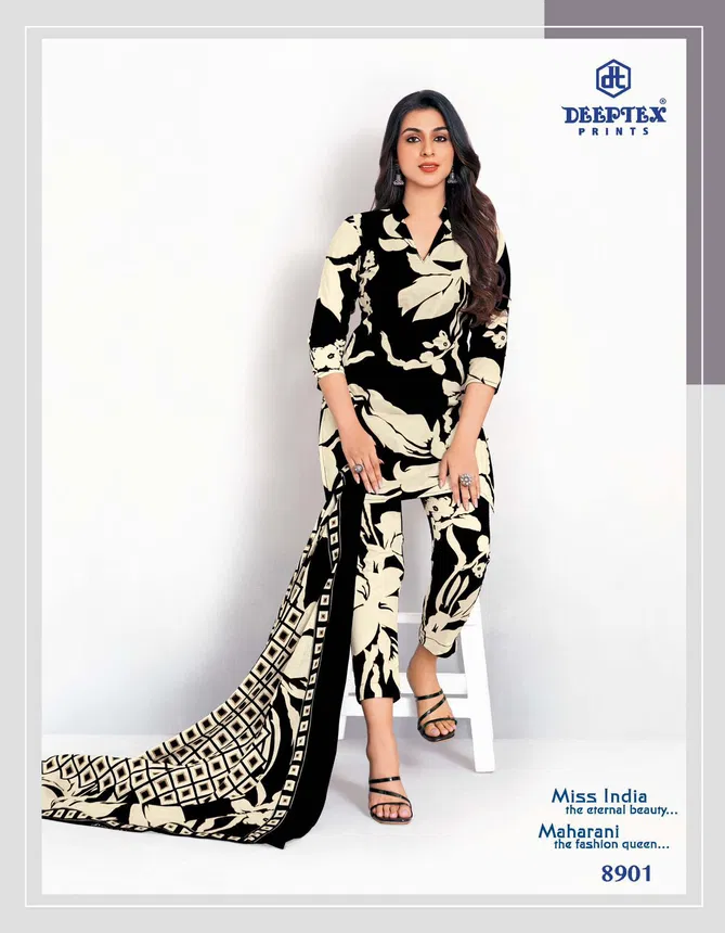 Miss India Vol 89 By Deeptex Cotton Printed Dress Material Suppliers In India